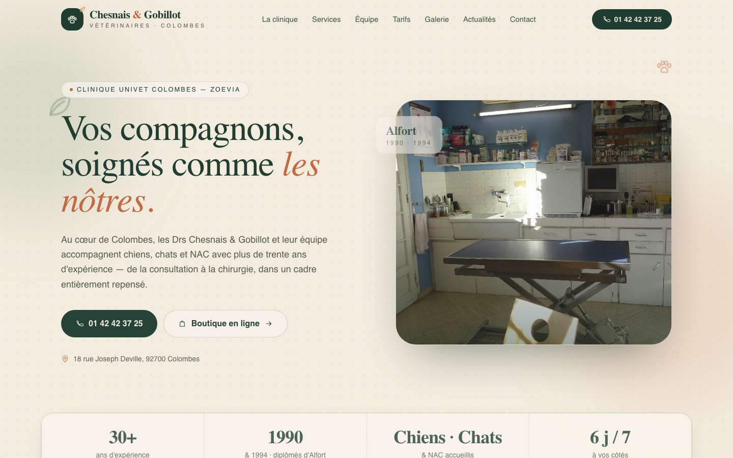 Refonte de Chesnais & Gobillot par Nexsua