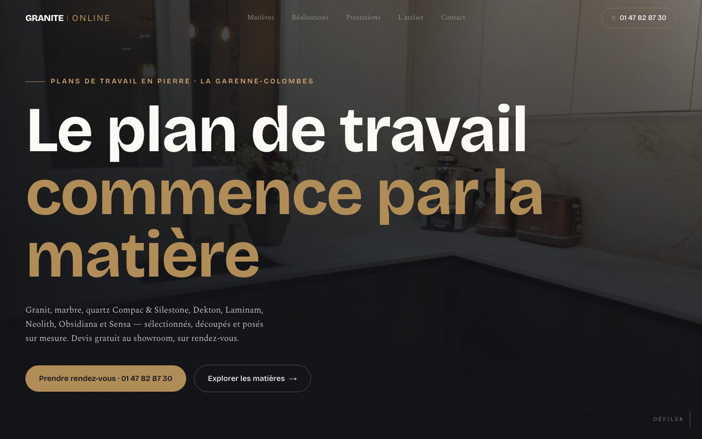 Refonte de Granite Online par Nexsua