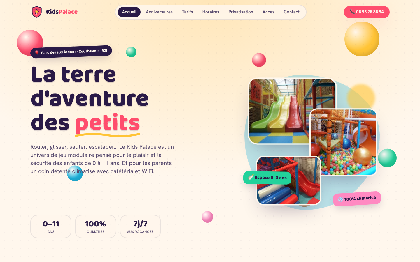Refonte de Kids Palace par Nexsua