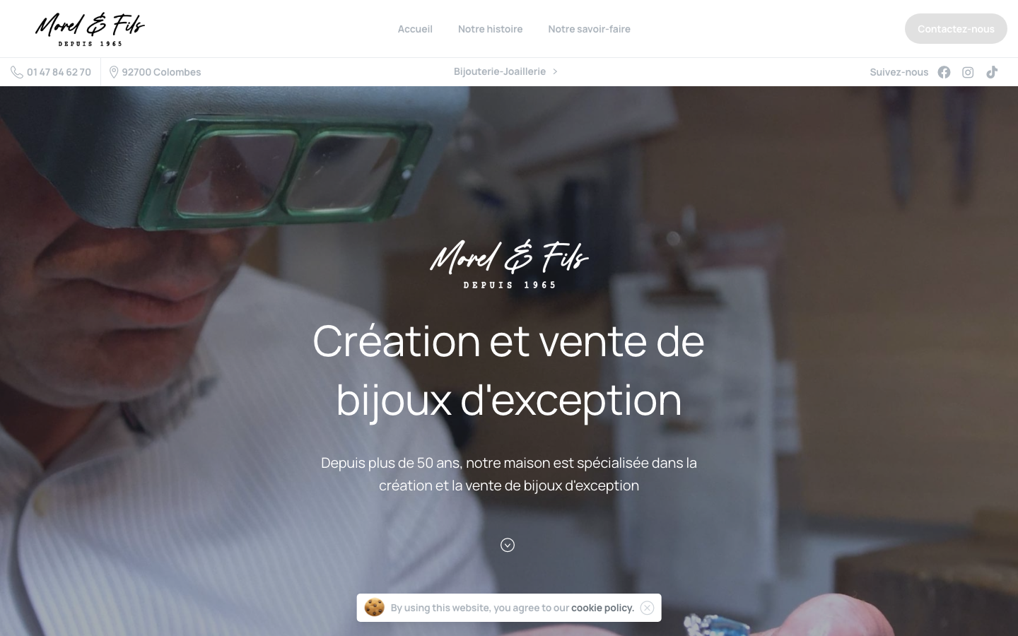 Site actuel de Morel & Fils